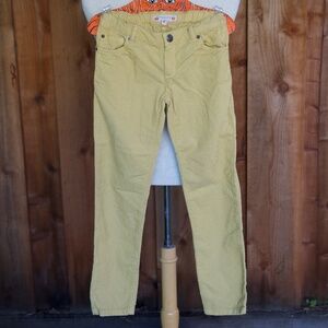 Bonpoint 98% Cotton Yellow Ochre Corduroy Pants Kids 8Y